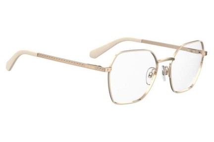 Ochelari Love Moschino MOL628/TN B4E Dreptunghiulari Aurii