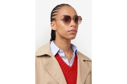 Ochelari de soare Tommy Hilfiger TH2150/S 84E/HA Pătrați Aurii