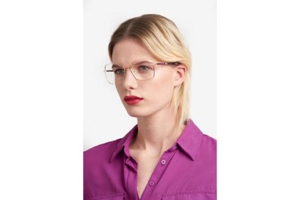 Ochelari Carolina Herrera HER0248 BSU Pătrați Aurii