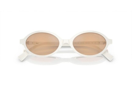 Ochelari de soare Miu Miu MU04ZS 14240D Ovali Albi