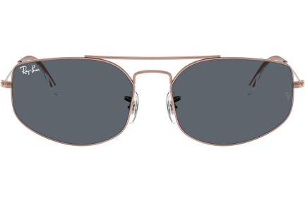 Ochelari de soare Ray-Ban RB3845 9035R5 Dreptunghiulari Maro