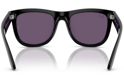 Ochelari de soare Ray-Ban RBR0502SF 66771A Pătrați Negri