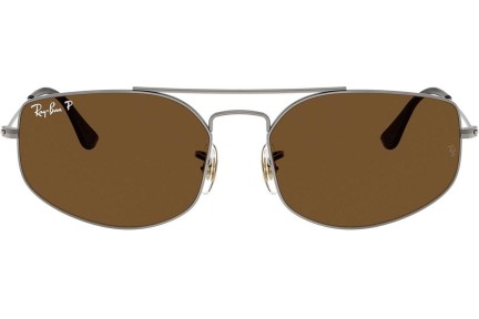 Ochelari de soare Ray-Ban RB3845 004/57 Polarized Dreptunghiulari Gri