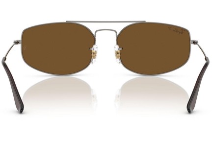 Ochelari de soare Ray-Ban RB3845 004/57 Polarized Dreptunghiulari Gri