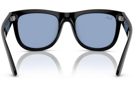 Ochelari de soare Ray-Ban RBR0502SF 667772 Pătrați Negri