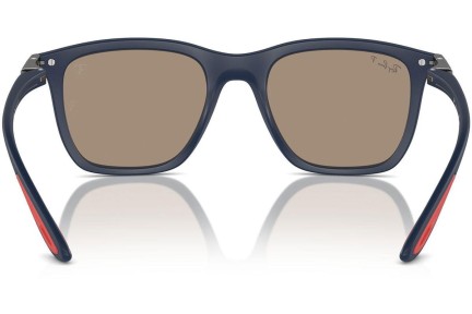 Ochelari de soare Ray-Ban RB4433M F698H0 Polarized Dreptunghiulari Albaștri