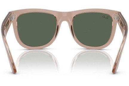 Ochelari de soare Ray-Ban RBR0502SF 6727VR Pătrați Maro