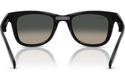 Ochelari de soare Ray-Ban Folding Wayfarer RB4105 601/71 Pătrați Negri