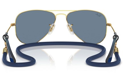 Ochelari de soare Ray-Ban Junior Aviator Junior RJ9506S 223/1U Pilot Aurii