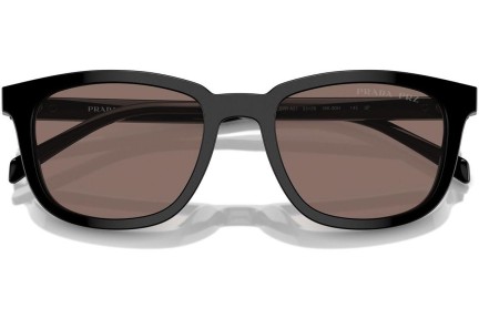 Ochelari de soare Prada PRA21S 16K30H Polarized Dreptunghiulari Negri