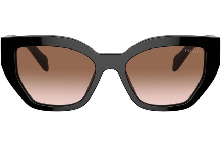 Ochelari de soare Prada PRA09S 1AB0A6 Cat Eye Negri