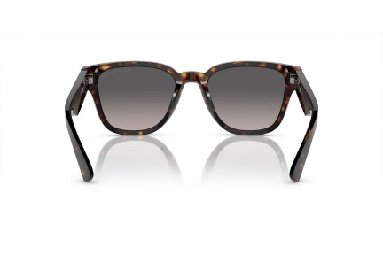 Ochelari de soare Prada PRA04S 19J09G Polarized Dreptunghiulari Havana