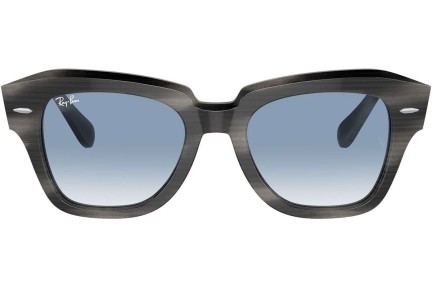 Ochelari de soare Ray-Ban State Street RB2186 14043F Pătrați Gri