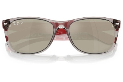 Ochelari de soare Ray-Ban New Wayfarer RB2132 679759 Polarized Pătrați Gri