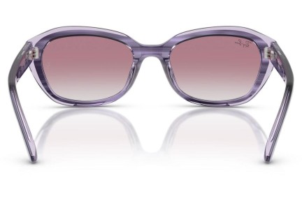 Ochelari de soare Ray-Ban Junior RJ9081S 71748G Dreptunghiulari Violeți