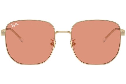 Ochelari de soare Ray-Ban RB3713D 921374 Dreptunghiulari Aurii