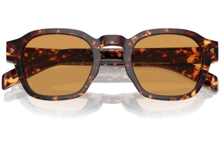 Ochelari de soare Prada PRA16SF 14O60F Rotunzi Havana