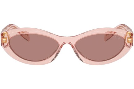 Ochelari de soare Prada PR26ZSF 19Q10D Dreptunghiulari Roz