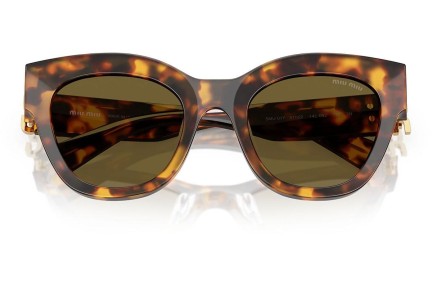 Ochelari de soare Miu Miu MU01YS 14L09Z Cat Eye Havana