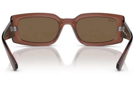 Ochelari de soare Ray-Ban Kiliane RB4395 667873 Dreptunghiulari Maro