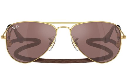 Ochelari de soare Ray-Ban Junior Aviator Junior RJ9506S 223/6G Pilot Aurii