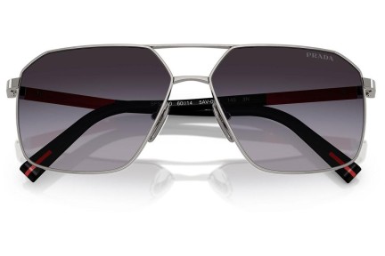 Ochelari de soare Prada Linea Rossa PSA50S 5AV09U Dreptunghiulari Gri