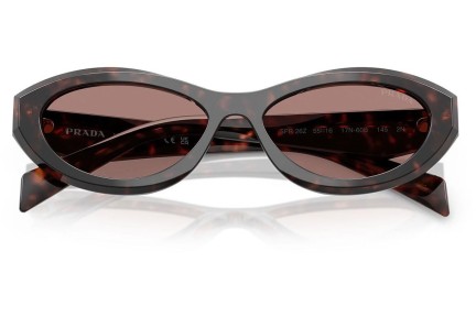 Ochelari de soare Prada PR26ZS 17N60B Ovali Havana