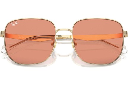 Ochelari de soare Ray-Ban RB3713D 921374 Dreptunghiulari Aurii