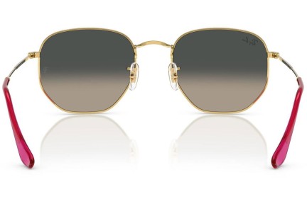 Ochelari de soare Ray-Ban Hexagonal RB3548N 001/71 Rotunzi Aurii