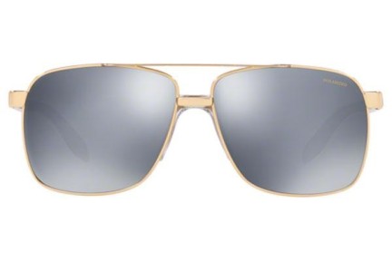 Ochelari de soare Versace VE2174 1002Z3 Polarized Pătrați Aurii