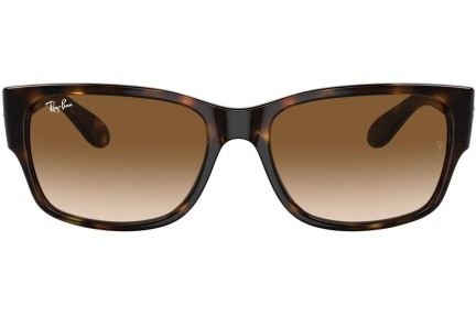 Ochelari de soare Ray-Ban RB4388 710/51 Dreptunghiulari Havana