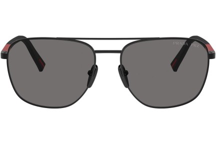 Ochelari de soare Prada Linea Rossa PS54ZS 1BO02G Polarized Ovali Negri