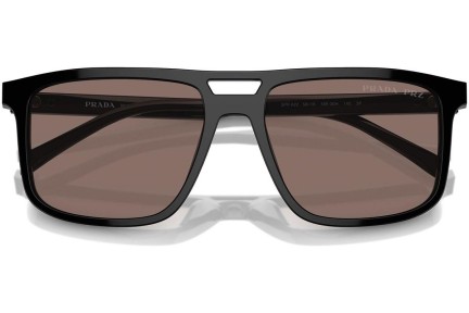 Ochelari de soare Prada PRA22S 16K30H Polarized Pătrați Negri