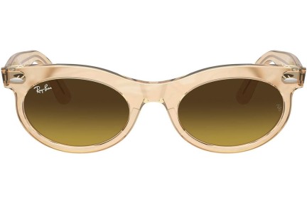 Ochelari de soare Ray-Ban RB2242 138685 Browline Maro