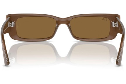 Ochelari de soare Ray-Ban RB4425 677973 Dreptunghiulari Maro