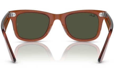 Ochelari de soare Ray-Ban Wayfarer RB2140F 677631 Pătrați Maro