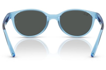 Ochelari de soare Ray-Ban Junior RJ9080S 716887 Rotunzi Albaștri