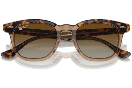 Ochelari de soare Ray-Ban Junior RJ9098S 7152T5 Polarized Pătrați Havana