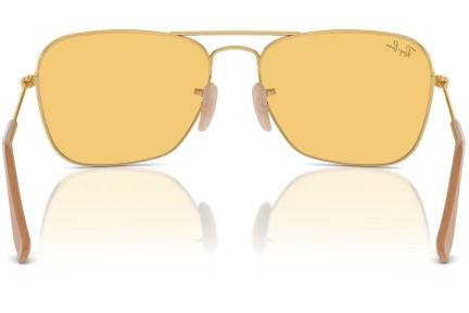 Ochelari de soare Ray-Ban Caravan RB3136 001/4A Pilot Aurii