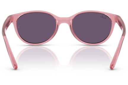 Ochelari de soare Ray-Ban Junior RJ9080S 71691A Rotunzi Roz