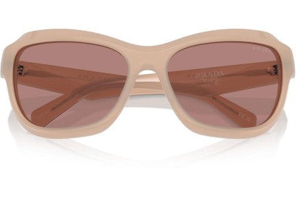 Ochelari de soare Prada PRA27SF 19R10D Cat Eye Bej