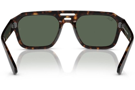 Ochelari de soare Ray-Ban Corrigan RB4397 135971 Flat Top Havana