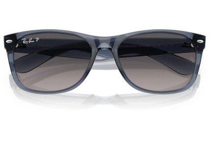 Ochelari de soare Ray-Ban New Wayfarer RB2132 6592M3 Polarized Pătrați Albaștri