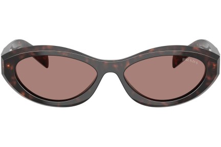 Ochelari de soare Prada PR26ZSF 17N60B Dreptunghiulari Havana