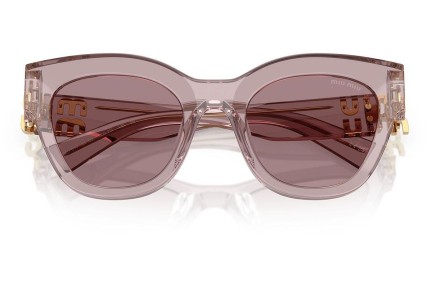 Ochelari de soare Miu Miu MU01YS 12W20I Cat Eye Violeți