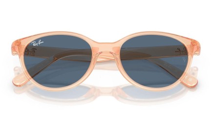 Ochelari de soare Ray-Ban Junior RJ9080S 717080 Rotunzi Portocalii