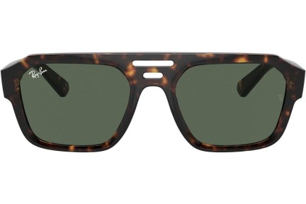 Ochelari de soare Ray-Ban Corrigan RB4397 135971 Flat Top Havana