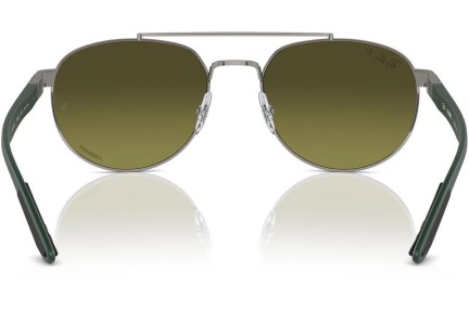 Ochelari de soare Ray-Ban RB3736CH 92696O Polarized Dreptunghiulari Gri