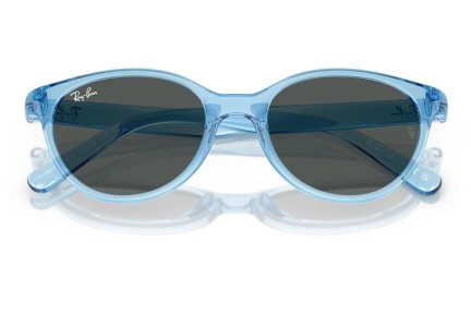 Ochelari de soare Ray-Ban Junior RJ9080S 716887 Rotunzi Albaștri