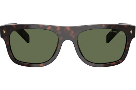 Ochelari de soare Prada PRB12S 17N20G Polarized Dreptunghiulari Havana